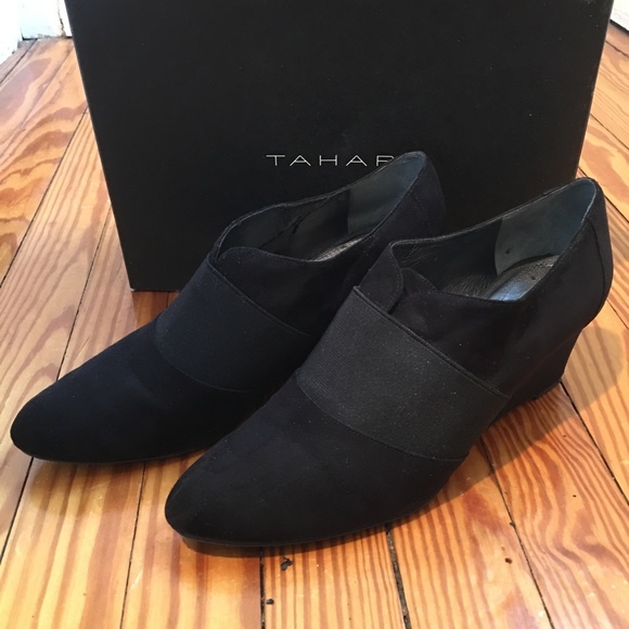 HP: TAHARI Ta-Sara Suede Ankle Boots - Size 10 - Picture 9 of 11